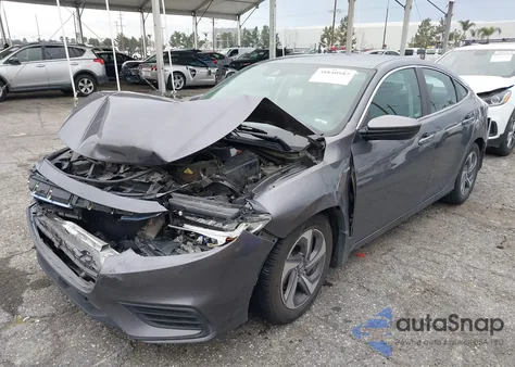 2020 Honda Insight Ex from USA, damaged, VIN 19XZE4F54LE007306